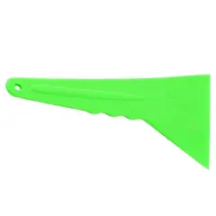 Unique Bargains Auto Window Film Wrap Installation Cleaning Scraper Tinting Tool Green 8" x 4.7" x 0.2"