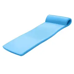 TRC Recreation Sunsation Foam Raft Lounger Pool Floats, Bahama Blue & Yellow