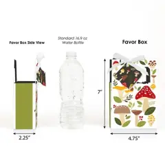 Big Dot of Happiness Wild Mushrooms - Red Toadstool Party Favor Boxes - Set of 12