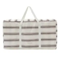 Sunnylife: The Lounger Chair - Charcoal Stripe, Adjustable Seat, Water-Resistant