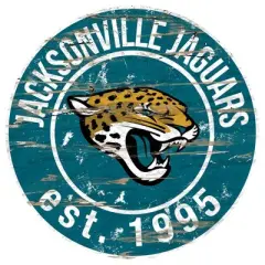 NFL Jacksonville Jaguars Established 12" Circular Sign