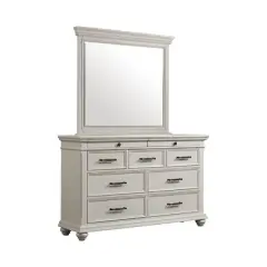 Brooks 9 Drawer Dresser with Mirror Beige - Picket House Furnishings