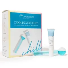 Cosmedica Skincare Cooling Eye Edit Ice Globe + Brightening Eye Treatment Kit - 2ct