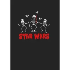 Girl's Star Wars Halloween Vader Skeletons T-Shirt