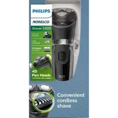 Philips Norelco Dry Men's Rechargeable Electric Shaver 2300 - S1211/81