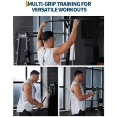 Pulley System, Home Gym Pulley - Cable Pulley Attachments for LAT Pulldown, Biceps, Triceps, Arm Workouts Fitness Equipment