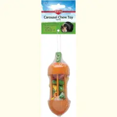 Kaytee Carousel Chew Toy - Carrot (1.75" Diameter x 4.75" High)