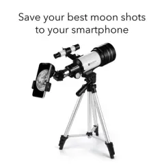 Dartwood Astronomical Telescope - 360&deg; Rotational Telescope - Multiple Eyepieces Included for Different Zoom (Black/White, 2 Pack)