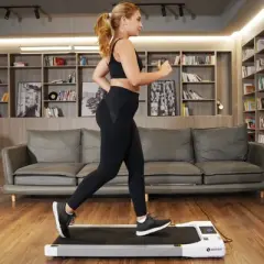 DeerRun Q1 Classic Pro Under Desk Walking Pad 300Lbs Capacity 15.4*39.4 inches Running Area