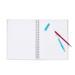 60pg Blank XL Mix Media Sketchbook 9"x12" - Mondo Llama&trade;: Spiral Binding, Cardstock, All Ages,