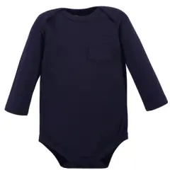 Touched by Nature Baby Boy Organic Cotton Long-Sleeve Bodysuits 5pk, Truck