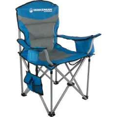 Oversized Camping Chair Heavy Duty Outdoor Folding Chair Pouch Carry Bag