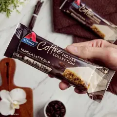 Atkins Coffee House Collection Protein Meal Bars - Vanilla - 10.6oz/5pk