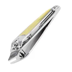 Unique Bargains Portable Nail Beauty Tool Slant Tip Nail Cutter Silver Tone