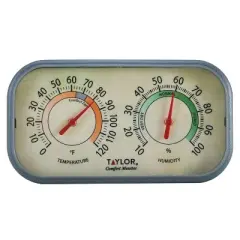 Taylor&reg; Precision Products Desk/Wall Thermometer in Gray