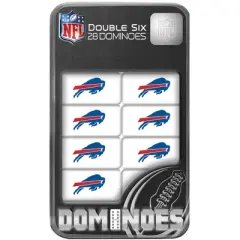 MasterPieces Officially Licensed NFL Buffalo Bills 28 Piece Dominoes Game for Adults