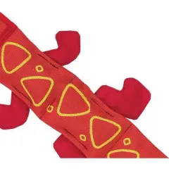 Outward Hound Fire Biterz Red Lizard Dog Toy - L