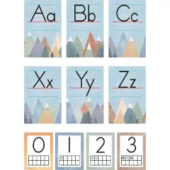 Teacher Created Resources Moving Mountains Alphabet Bulletin Board Set (TCR9170)