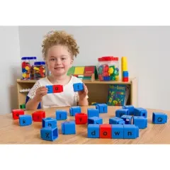Didax Jumbo Unifix Alphabet Cubes, Set of 30