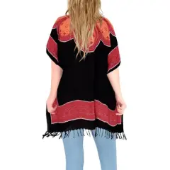 HAPPY BAY Women's Beachwear Swimsuit Coverups for Women Summer Swim Beach Dress Cover Ups for Swimwear Women Party Bathing Suit 1X-2X Black,Abstract