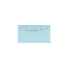 LUX 3 5/8" x 6 1/2" #6 3/4 60lbs. Regular Envelopes Pastel Blue 50/Pack 76245-50