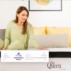 NapQueen 8" Maxima Hybrid of Innerspring and Cooling Gel Memory Foam Mattress