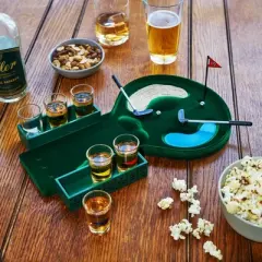 Foster & Rye Putt & Shot Glass Game Mini Golf Adult Party Game Set - Novelty Drinking Games with Shot Glasses Bar Party Favors for Family and Friends