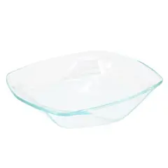 Soho Lounge Carnegie Hill 14 inch x 12 Inch x 2.8 Inch Tempered Glass Baking Pan with Built-in Handles