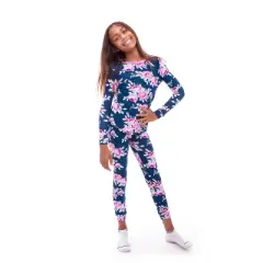 Sleep On It Girls Blooming Roses Super Soft Snug Fit 2-Piece Pajama Sleep Set