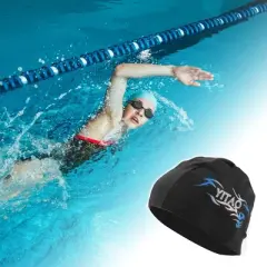 Unique Bargains Swim Cap 5.91"x9.25" 1 Pc