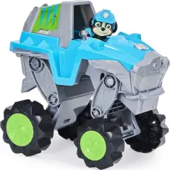 Paw Patrol, Dino Rescue Rex&rsquo;s Transforming Vehicle with Mystery Dinosaur Figure