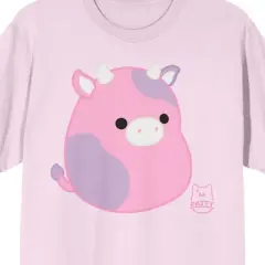 Squishmallows Patty Crew Neck Short Sleeve Cradle Pink Adult T-shirt