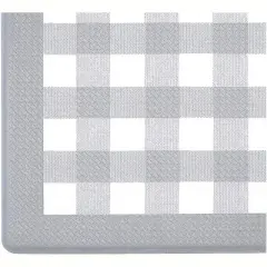 Kate Aurora Country Farmhouse Gray & White Oversized Premium Anti Fatigue Memory Foam Kitchen Floor Mat - 18" (W) x 30" (L)