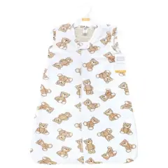 Hudson Baby Boys Plush Faux Fur Sleeping Bag, Wearable Blanket, Teddy Bears