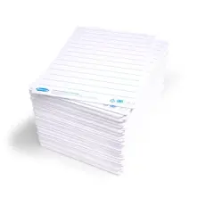 Show-me&reg; Bulk Box of 100 x A4 Lined/Plain SUPERTOUGH Lapboards, with Pens, Erasers, Cleaner