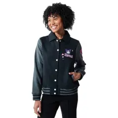 Kuromi Women's Long Sleeve Varsity Jacket