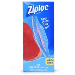 Ziploc Freezer Gallon Bags with Grip 'n Seal Technology