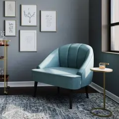 Kaplan C Side Table White/Gold - WyndenHall