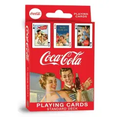 MasterPieces Officially Licensed Coca Cola Vintage Ads Playing Cards - 54 Card Deck for Adults
