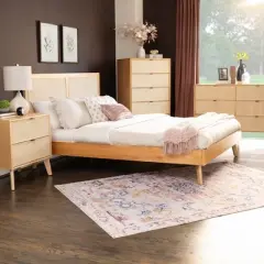 Powell 4pc Chancery Bedroom Set Natural