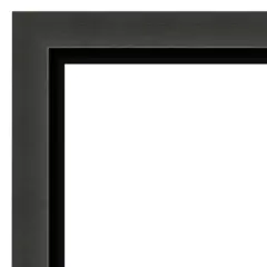 Amanti Art Tuxedo Black Framed Corkboard, Natural Cork