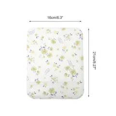 Unique Bargains Women Durable Makeup Mirror for Travel Yellow 1 Pc