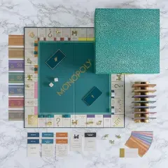 WS Game Company Monopoly Del Mar Shagreen Edition Board Game