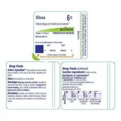 Silicea 6C by Boiron Homeopathic Single Medicine For Stress & Sleep  -  1 Tube Pellet