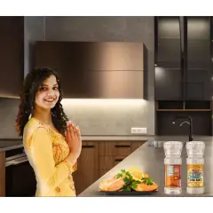 Indian Sea Salt Grinder Bottle - 4oz (115g) - Rani Brand Authentic Indian Products