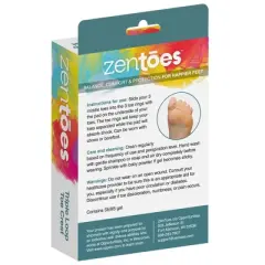 ZenToes Triple Loop Toe Crest for Hammer Toes - Beige - 2pk