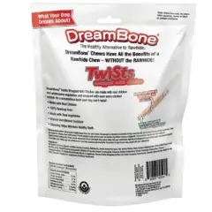 DreamBone Chicken and Vegetable Twist Sticks Dog Treats - 50ct/12.3oz
