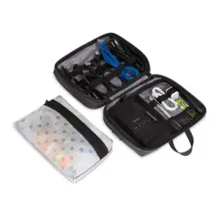 SWISSGEAR 8.75" Toiletry Tech Kit - Dark Gray Heather