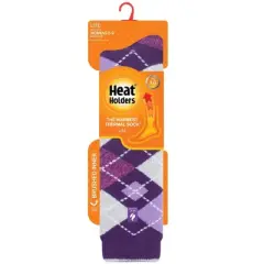 Women's Mahonia LITE&trade; Jacquard Argyle Long Socks| Size Women's 5-9 - Purple