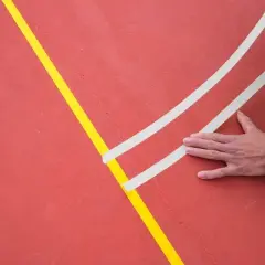 Stockroom Plus 2 Rolls Floor Marking Tape, 3/8 in x 36 Yards, 0.16mm, Vinyl Pinstripe Tape for Vehicles, Classroom, Warehouse, Gym, Black